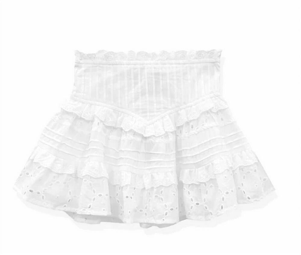 NEW KATIE J NYC girl's willow skirt in white